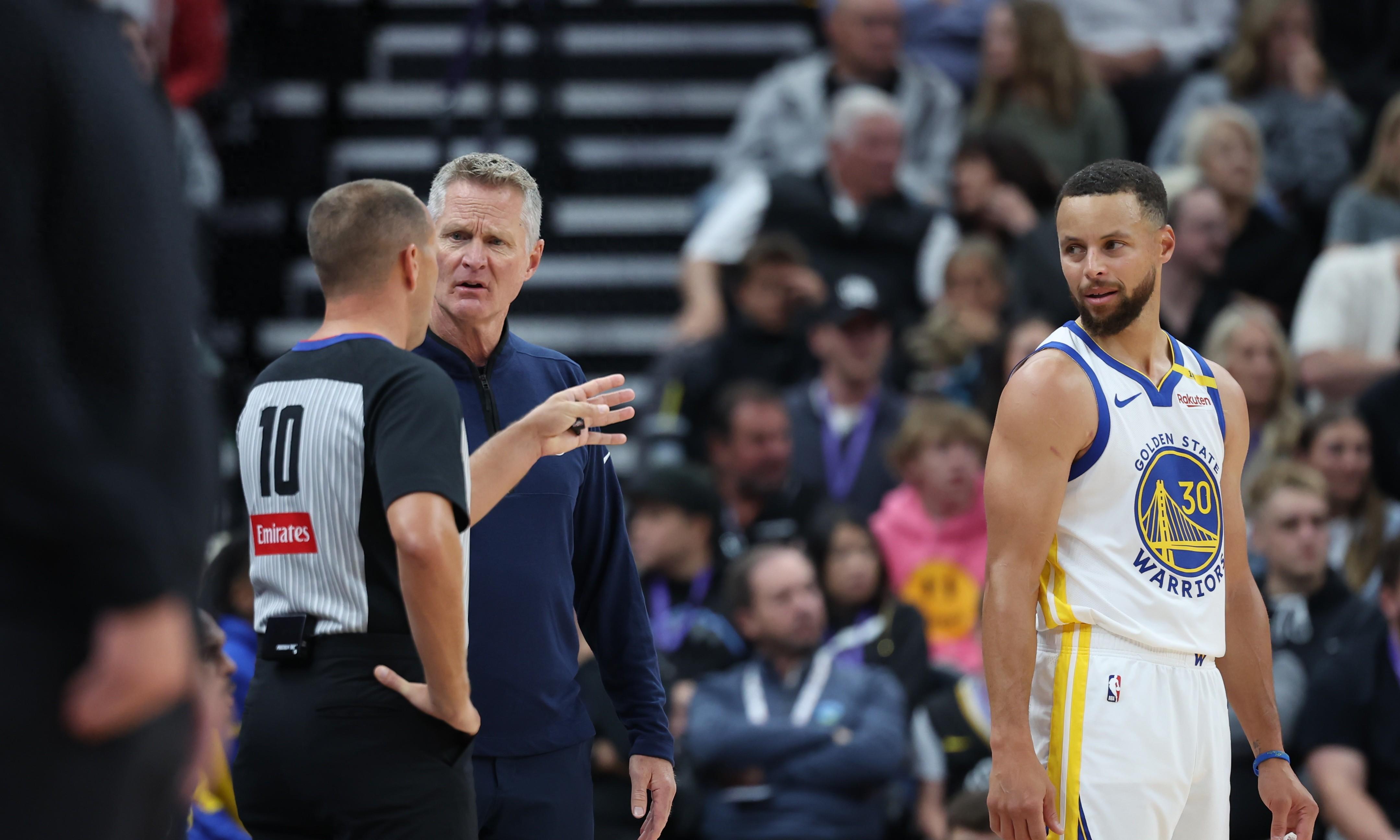 勇士球员公开质疑裁判判罚尺度，引争议，开发部分管理全国.